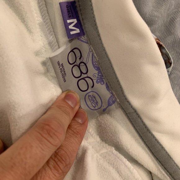 NWT 686 Youth Girls Snow Ski Jacket Smarty Isabella Pearls Size Medium - Picture 7 of 8